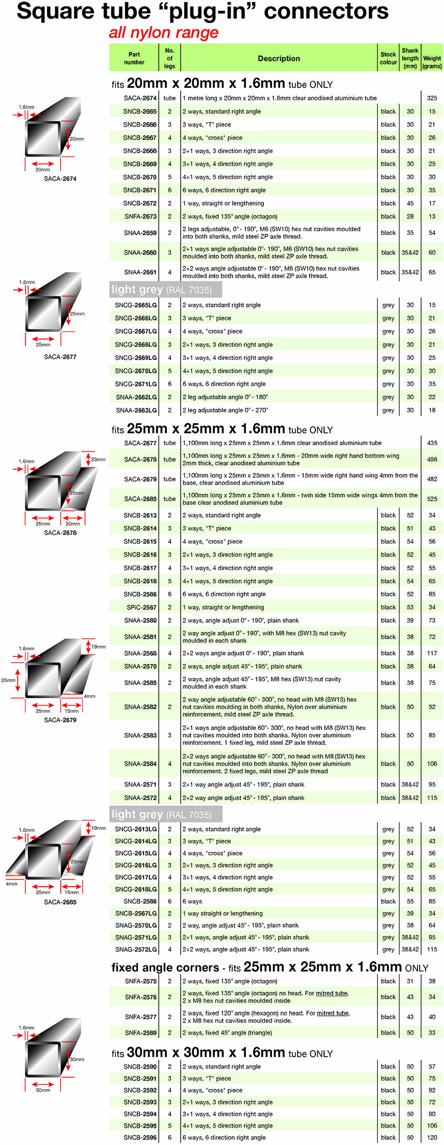all nylon schedule